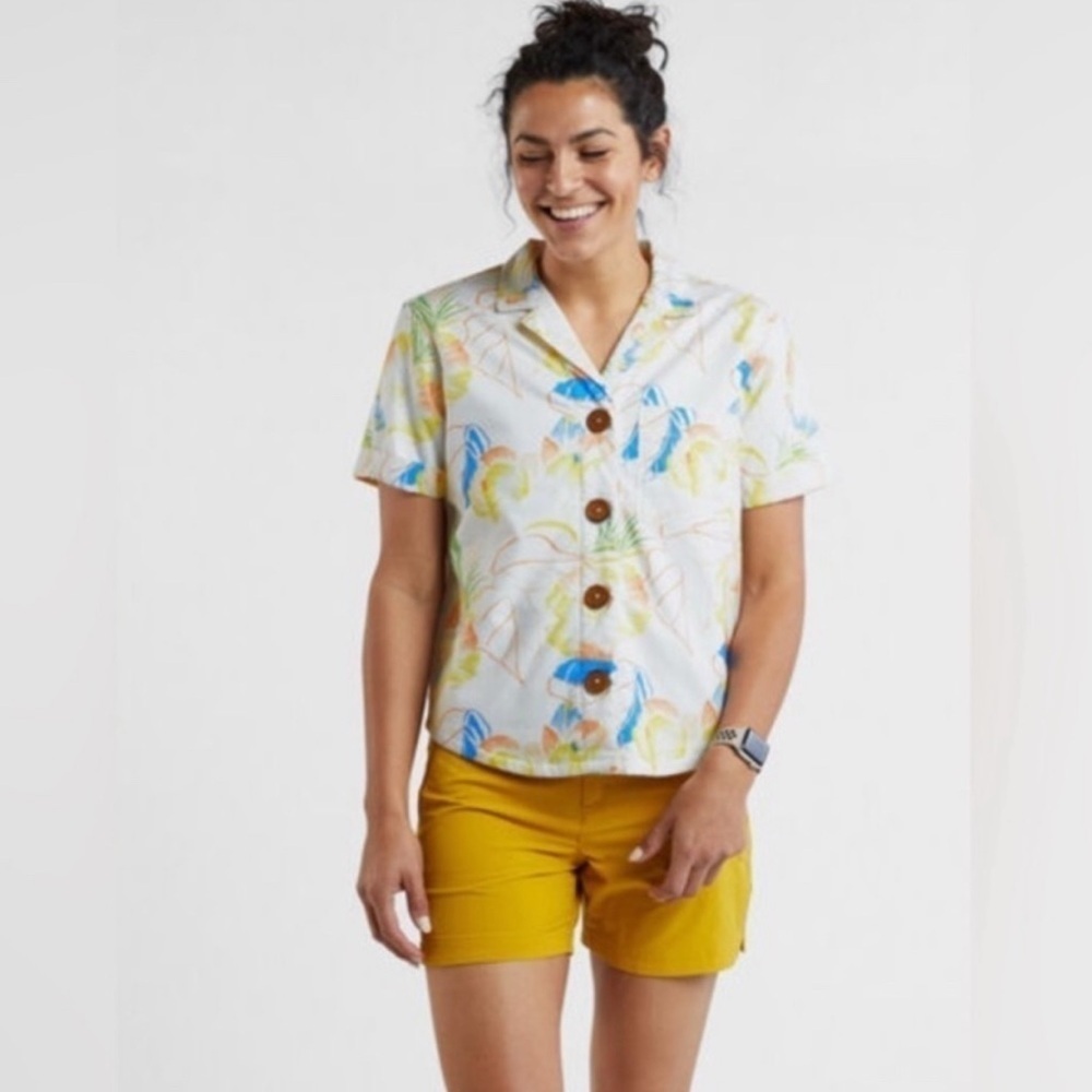 California Cowboy The High Water Riviera Flora in Pina Colada Women's Size S